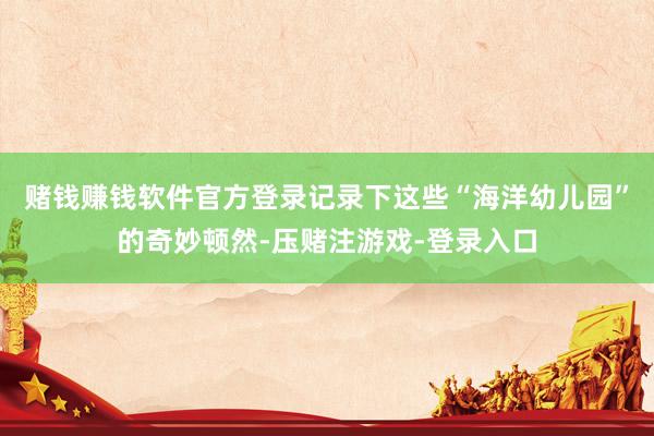 赌钱赚钱软件官方登录记录下这些“海洋幼儿园”的奇妙顿然-压赌注游戏-登录入口