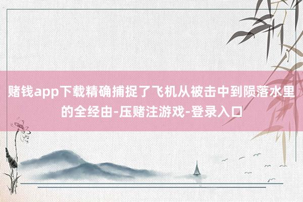 赌钱app下载精确捕捉了飞机从被击中到陨落水里的全经由-压赌注游戏-登录入口